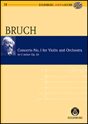 Concerto No. 1 for Violin and Orchestra in G Minor, Op. 26 Study Scores sheet music cover
